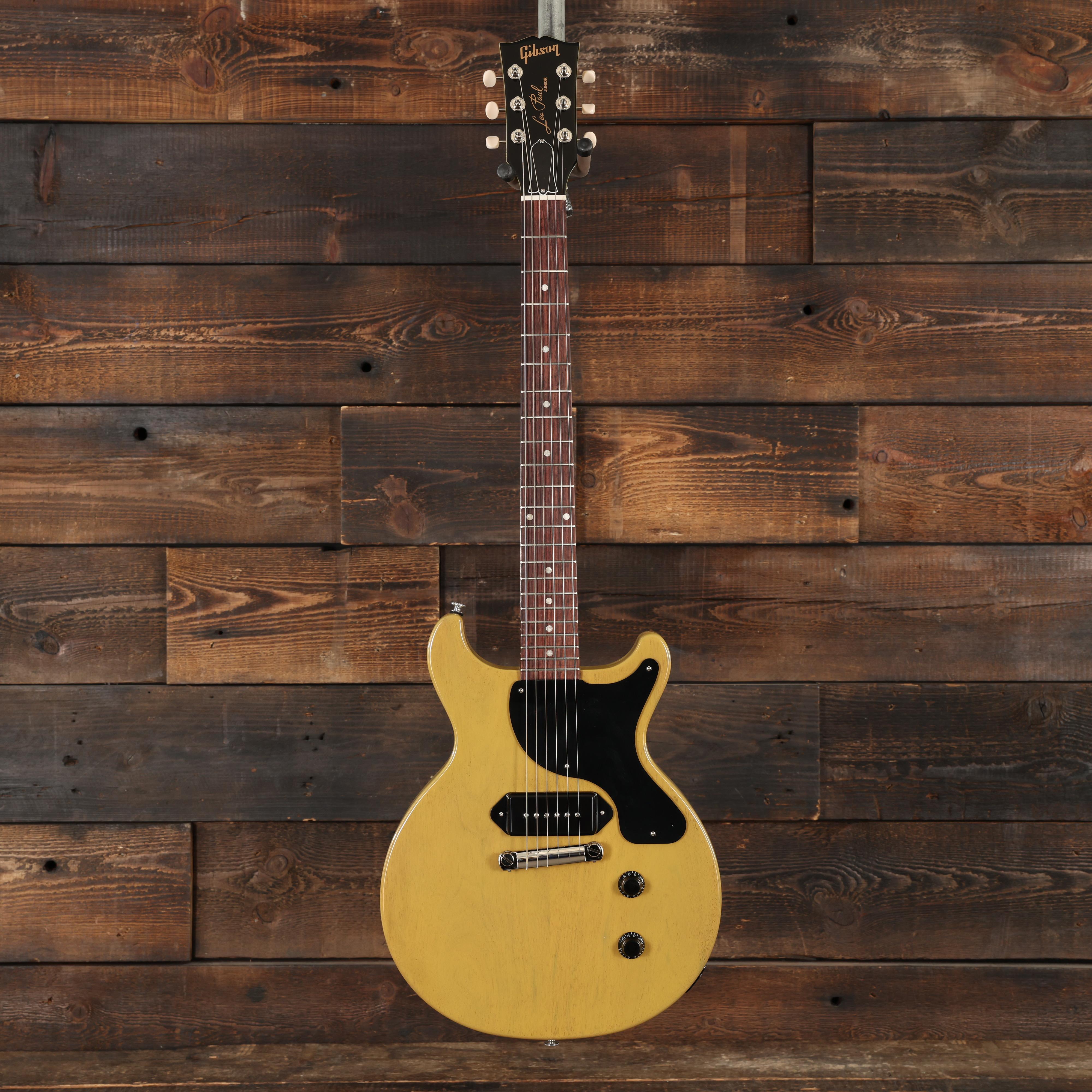 Gibson Les Paul Junior Double Cut Electric Guitar in TV Yellow